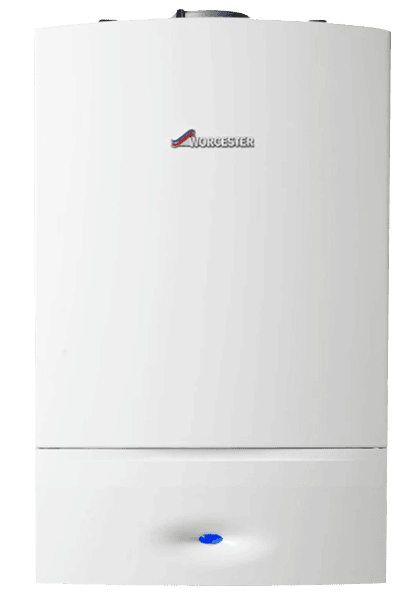 Worcester Bosch Greenstar wall-mounted heat-only boiler, white casing