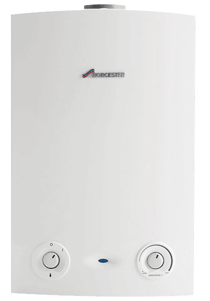 Worcester Bosch Greenstar wall-mounted heat-only boiler, white casing