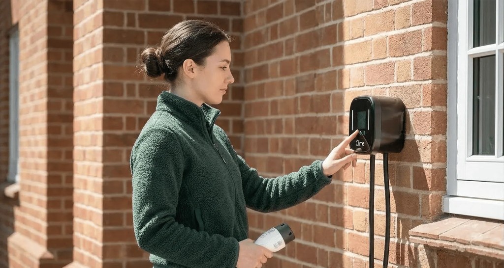 Ohme Home Pro EV charger, view 2