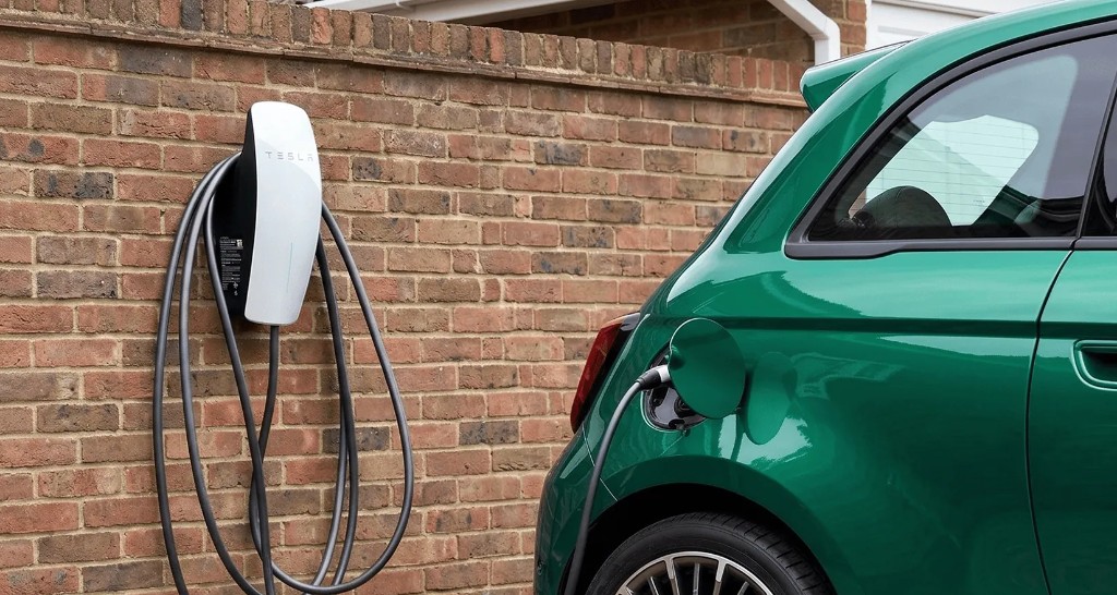 Tesla Wall Connector EV charger, view 1