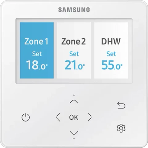 Samsung heat pump wall controller