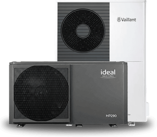 Vaillant and Ideal air source heat pump outdoor units