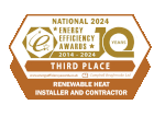 National Energy Efficiency Awards 2024 — Third Place, Renewable Heat Installer and Contractor