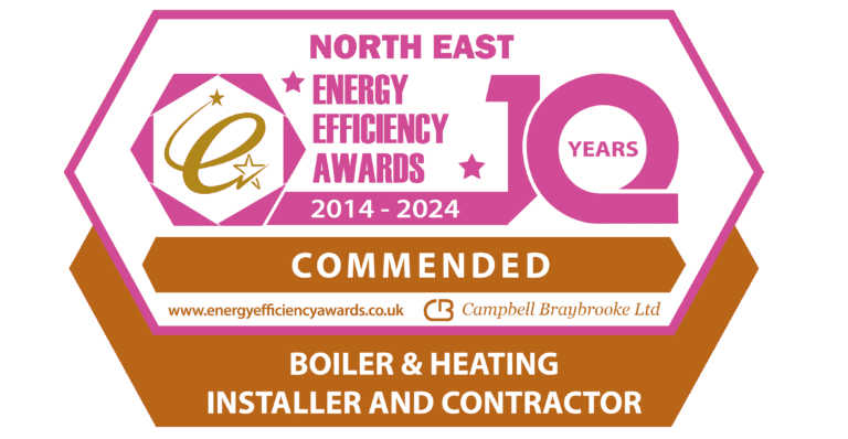 North East Energy Efficiency Awards 2024 — Commended, Boiler & Heating Installer and Contractor