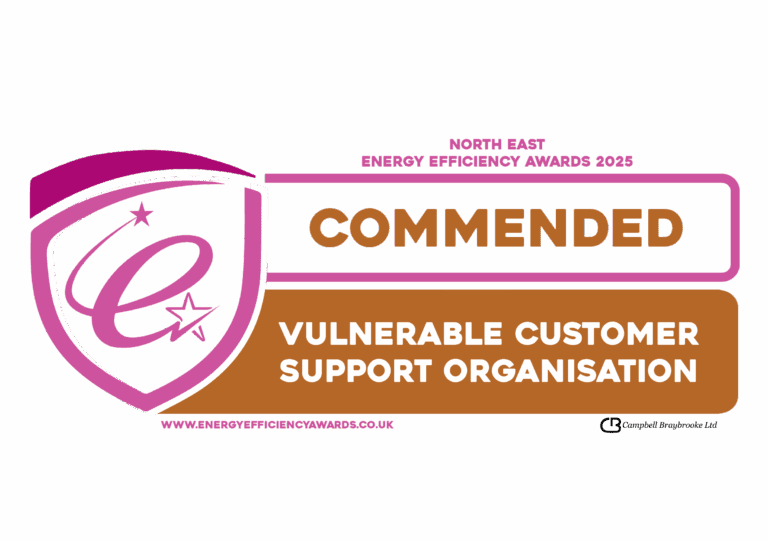 North East Energy Efficiency Awards 2025 — Commended, Vulnerable Customer Support Organisation
